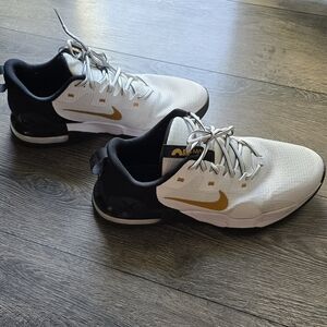 Nike Air Max Sneakers with Orange Swoosh